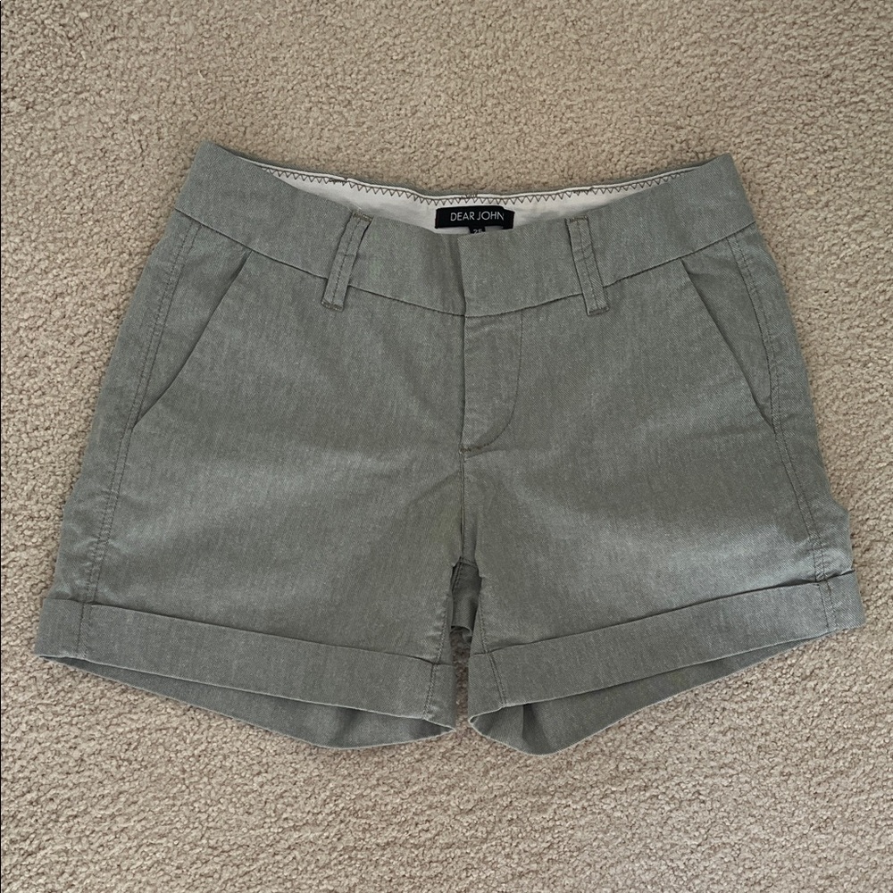 Dear John Women's Classic Gray Cuffed Shorts